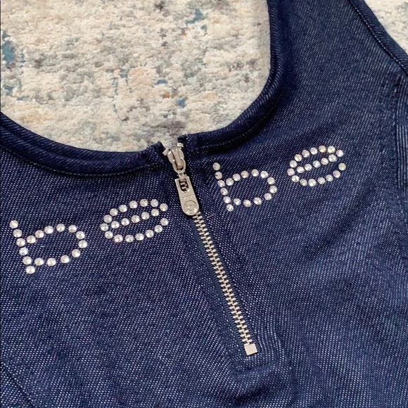 COPY - Bebe denim dress size M - Picture 2 of 6